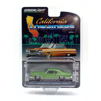 Chevrolet Monte Carlo 1970 California Lowriders series - skala 1:64 - GreenLight